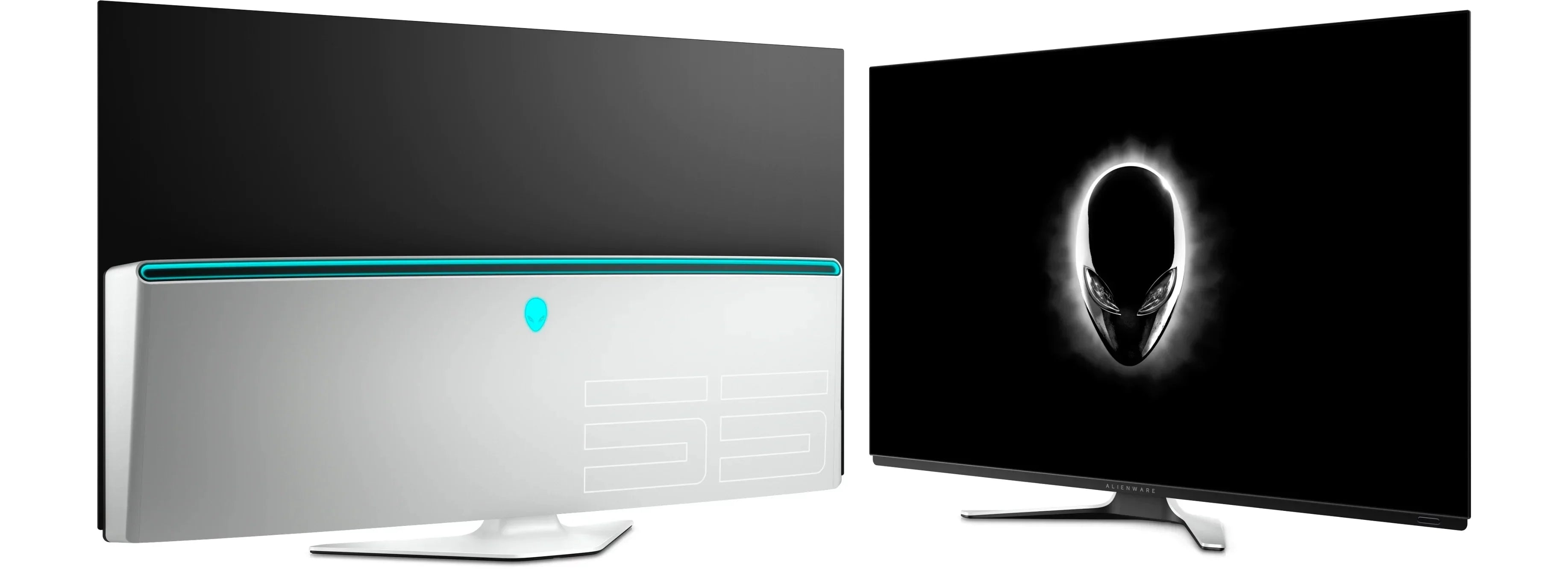 UHD Alienware True Gaming Black OLED Life 55" 4K DELL Colors AW5520QF Box Open Monitor -