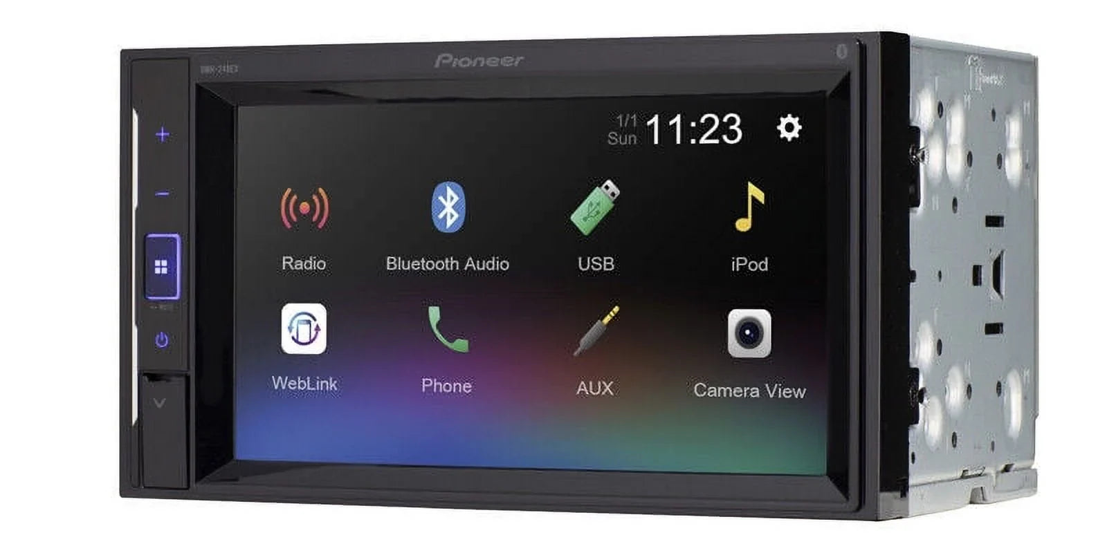 Bundle Car Camera Backup Pioneer Receiver + Rearview XX-20C DMH-240EX Touchscreen 6.2"