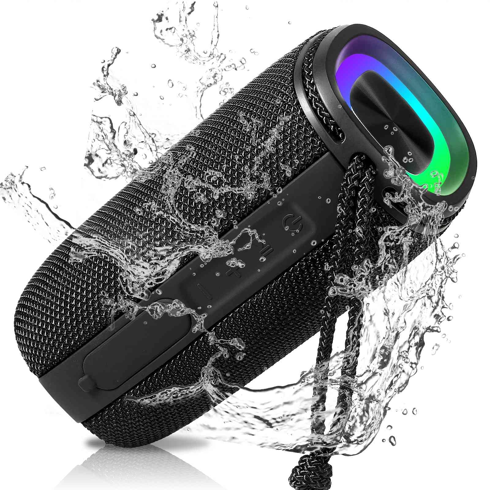 Speakers Speaker LG Wireless IPX5 Pairing, UrbanX Waterproof Punchy HD X808 with 360¡ã for One Bluetooth Portable Black G7 Surround - Bass, True Sound Speaker, BT5.3,