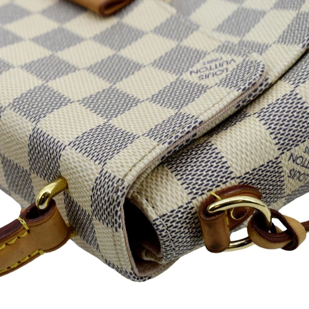 Satchel Damier White Crossbody Azur VUITTON LOUIS Pre-owned Croisette Bag