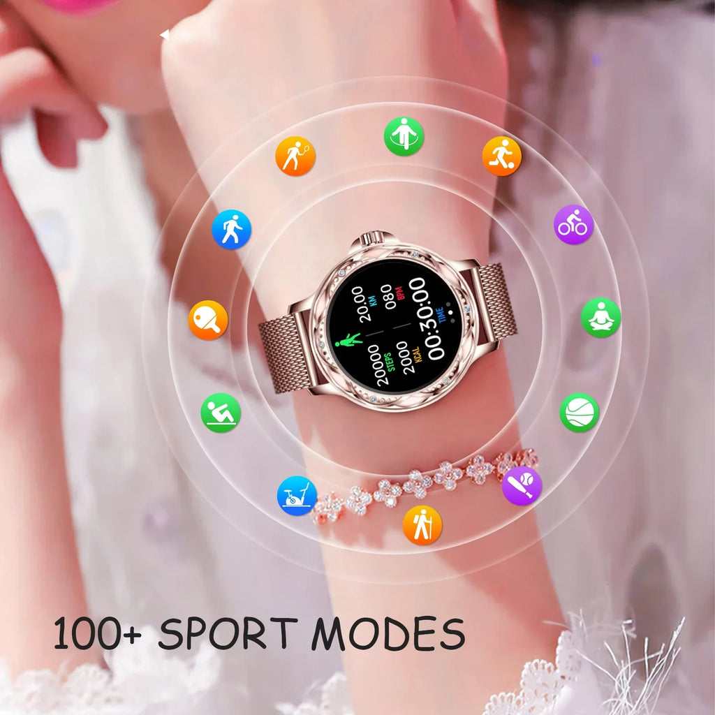 Women Smartwatch HD Lightweight for Android (Answer/Make VOPOCO 1.2" Watch iPhone Sports for Calls) Smart Screen