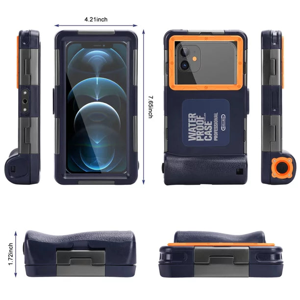 Video Moto Professional Waterproof Surfing Up Diving Lanyard Swimming Inch UrbanX Motorola LCD Underwater [15m/50ft] Phones for Housing to with Snorkeling 6.9 Case Protective And G100 all Photo