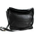 Anagram LOEWE Shoulder Pre-Owned Black Soft Women's (Fair) Leather Bag