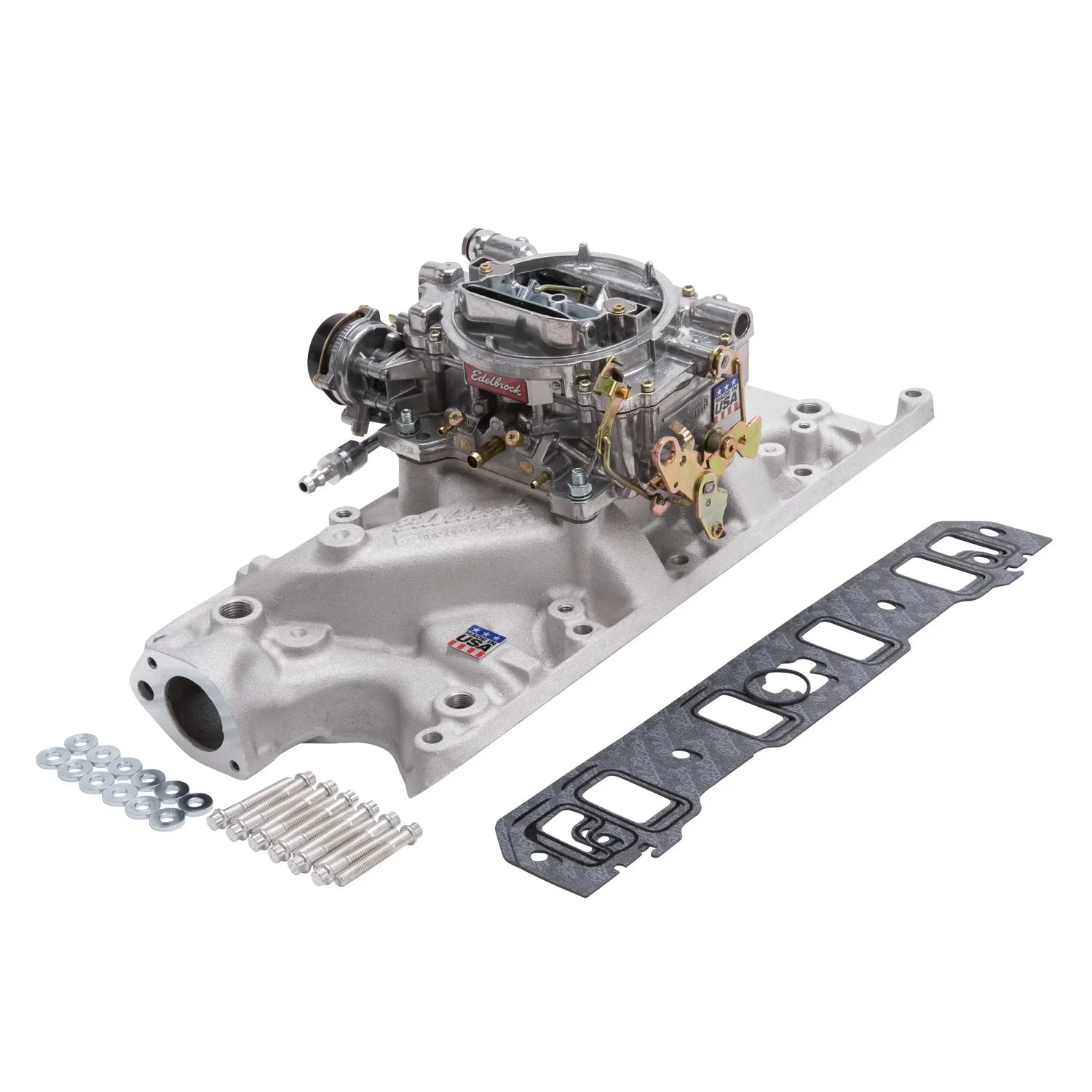 And Kit Manifold Edelbrock Single-Quad 2031 Carb