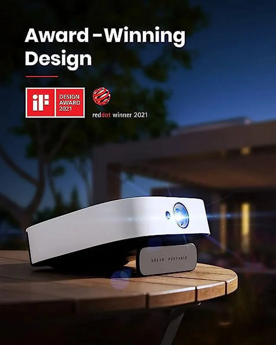 Box Open Portable 400 D2131121 White Anker FHD ANSI - Nebula 1080p Lumen Projector Solar