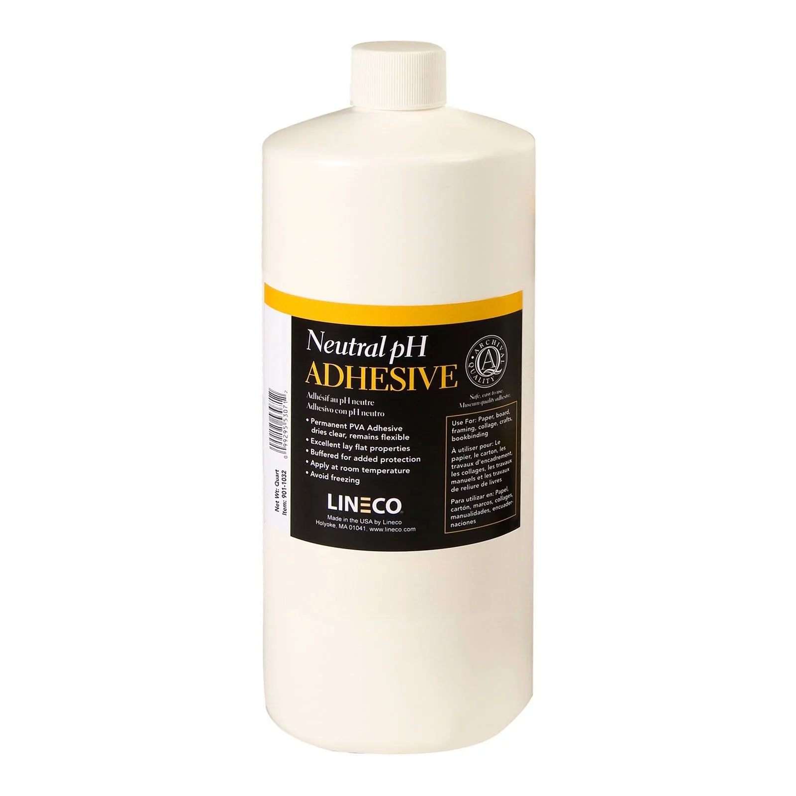Adhesive, White Ph Quart Products Neutral Lineco/university