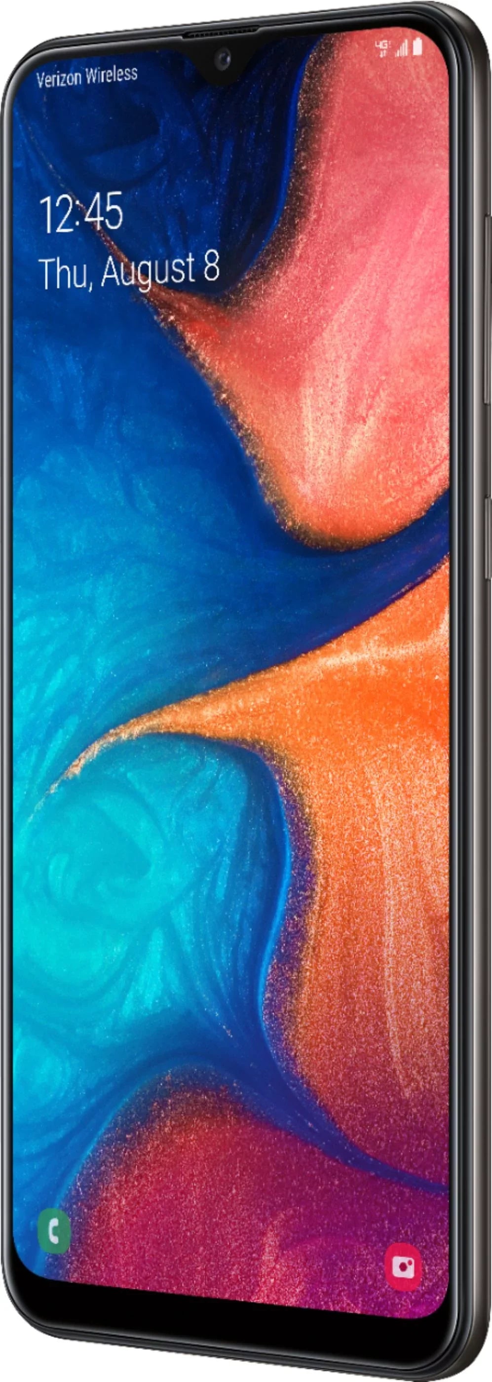 '- (Refurbished) Black T-Mobile- SM-A205U 32GB Galaxy Samsung A20 Restored