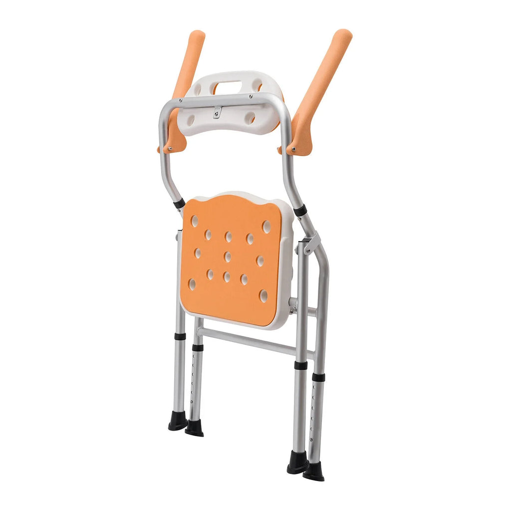 330lb Bath Adults Shower Bench for Tub Seat Handicap Stool Seniors Chair Folding