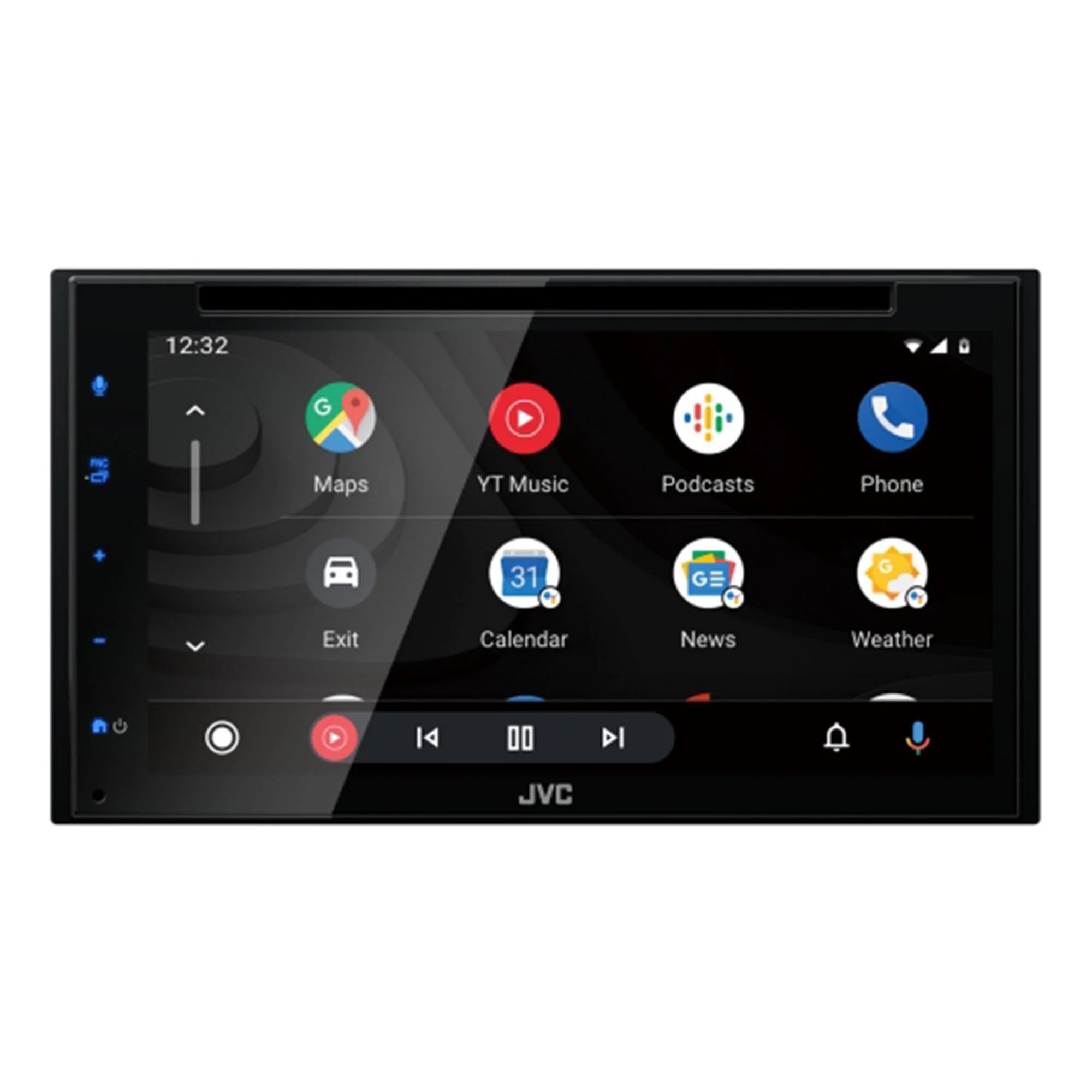 Camera Receiver Bundled CarPlay 6.8" Touchscreen Android Auto with Up Apple JVC Compatible & Back with KW-V66BT