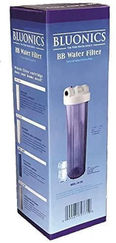 & Filters Blue Housings House Two w/Sediment Whole Clear 20" Big Carbon Transparent Water Blue with