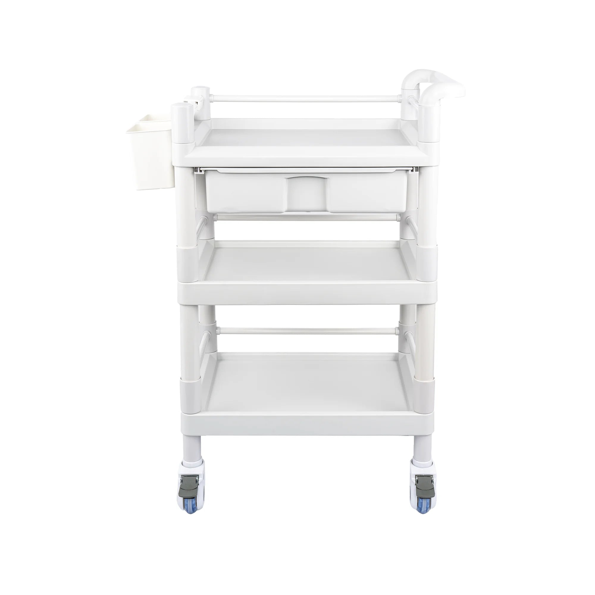 Salon Tier Trolley Buckets Lbs Beauty 3 Dental Mobile Trolley 360¡ãRotate Hospital Medical Wheels Clinic Spacious 500 Cart Medical Rolling Dirt Utility with Drawers Cart for Heavy Duty
