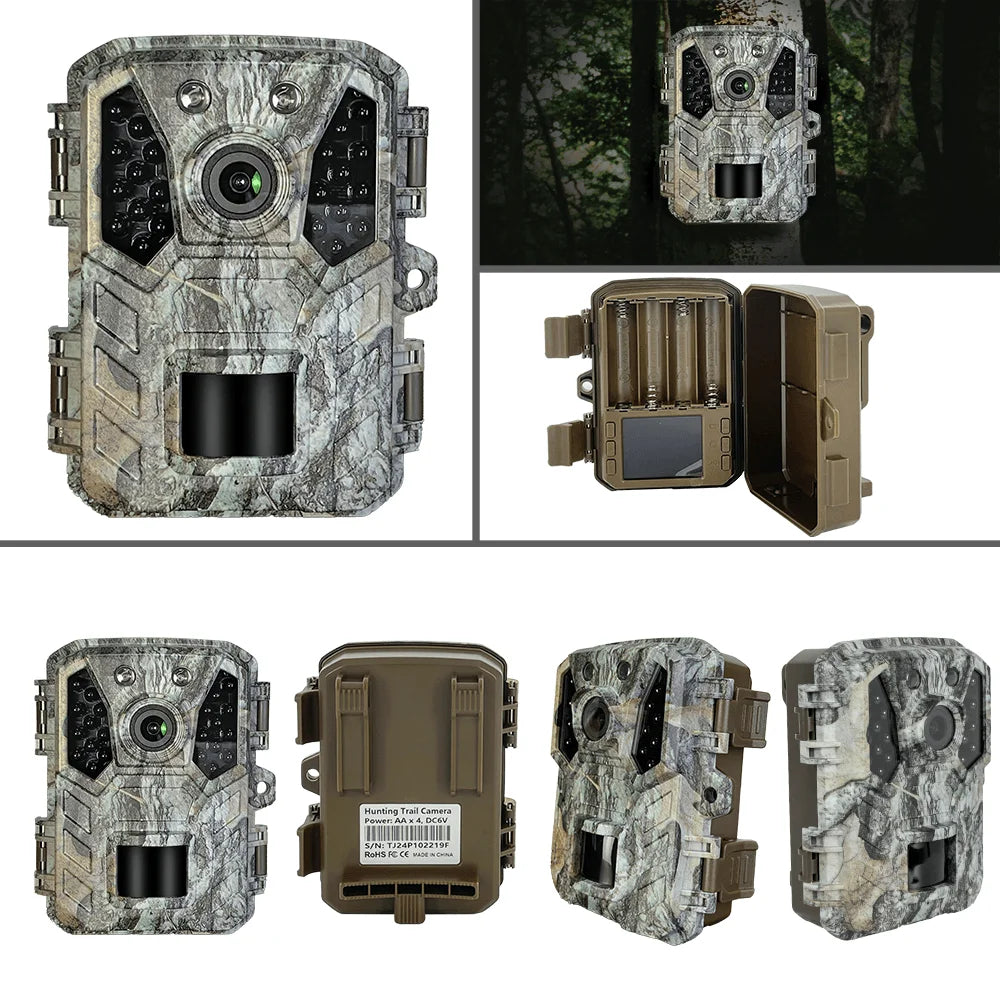 Vision Waterproof Camera 1080P Wildlife with Cam 24MP Mini Night Trail Hunting