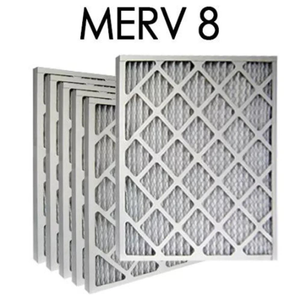 6PK 8 | MERV - Air Filter Pleated 17.5x29.5x.75 18x30x1 Actual Size