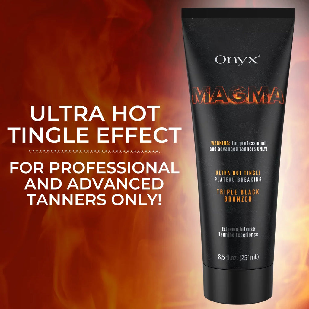 Only Onyx for Ultra Black Bronzer Advanced Tanners Triple Hot Magma