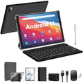 Tablet Expand, 11 Certified,Black 128GB 5G/2.4G Wi-Fi, with RAM Tablets Android ROM HD Keyboard, inch PC 4GB Tablet IPS 6000mAh 64GB Display, Case,Mouse,GMS 10 with