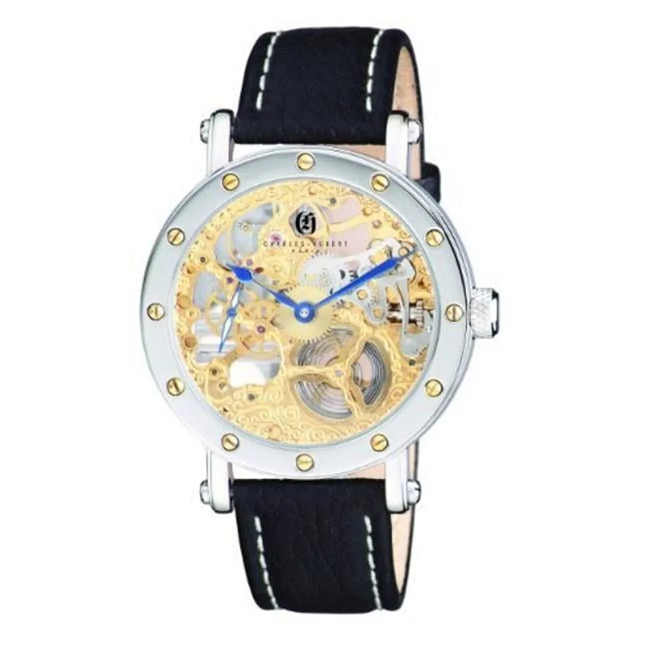 3876 Case Mechanical Steel Stainless Charles-Hubert- Paris Watch