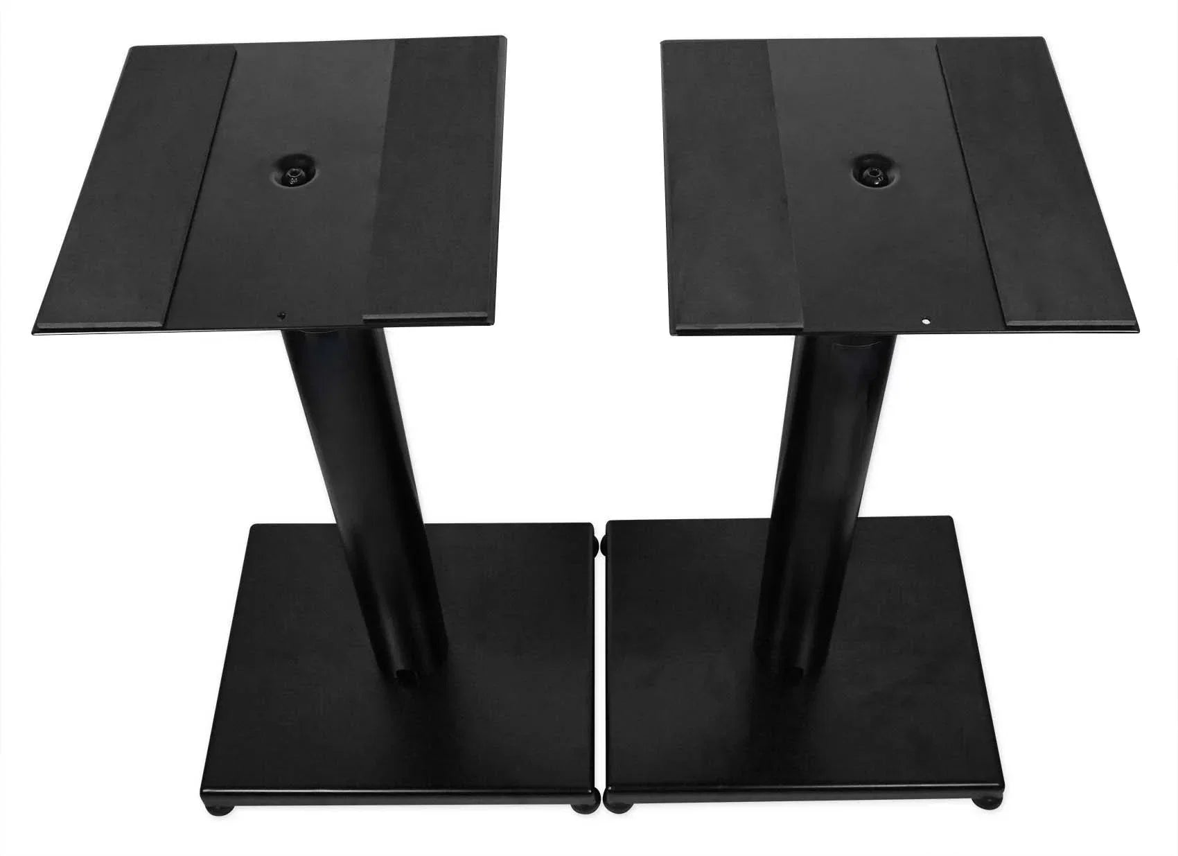 and 29" Stands Studio Monitor Speaker RS29B - Rockville Pair Black Steel Bookshelf