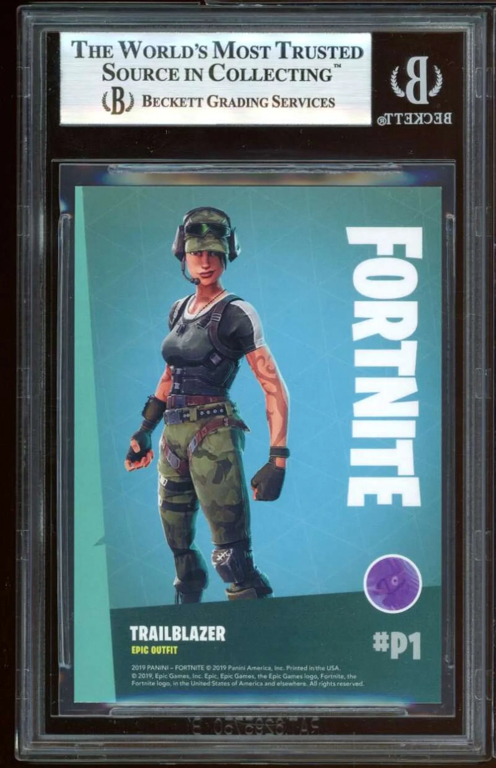 9 Fortnite Crystal Exclusives Trailblazer (9.5 9.5 9.5 2019 Shard BGS 8) #p1