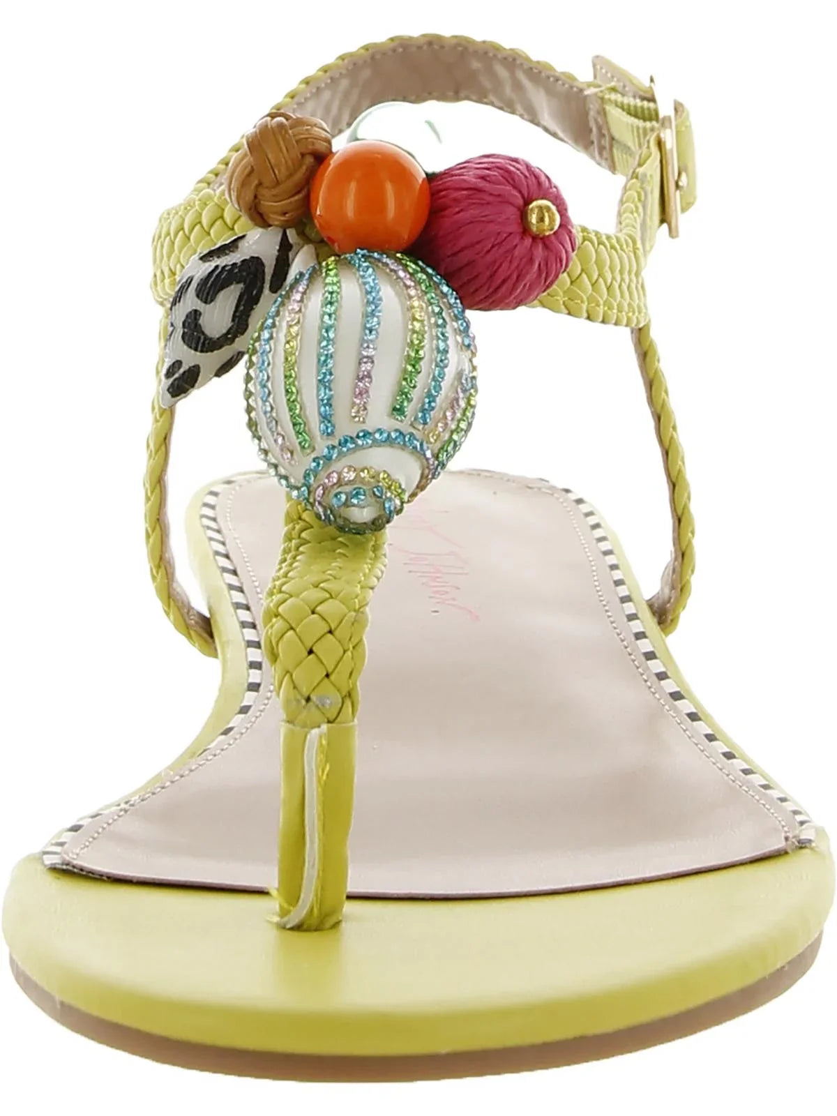 Embellished Womens Slingback Johnson Betsey Buckle Aleena Sandals