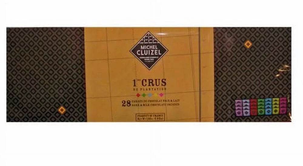 Sample 1Ers Les Of 28 Crus Dark Chocolate Chocolate Single - Plantation Squares De - Box