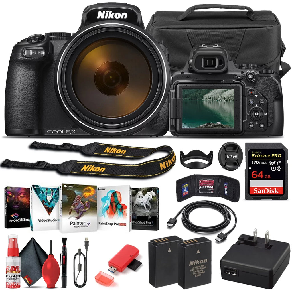 Camera COOLPIX Nikon - P1000 Digital Bundle Basic 26522