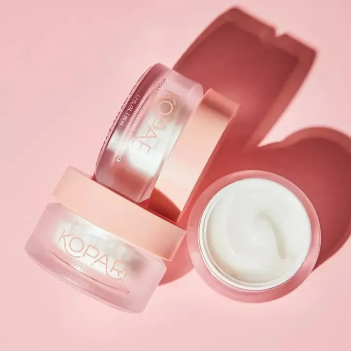 Free, Supports Fl Moisturizing Face Face Oz Kopari Glow Smooth Moisturizer, Hydrating Collagen, Helps Lines Peptide Anti Boosts Vegan, Lotion, Lightweight Fine 1.7 and Cream Cruelty Wrinkles, Aging,