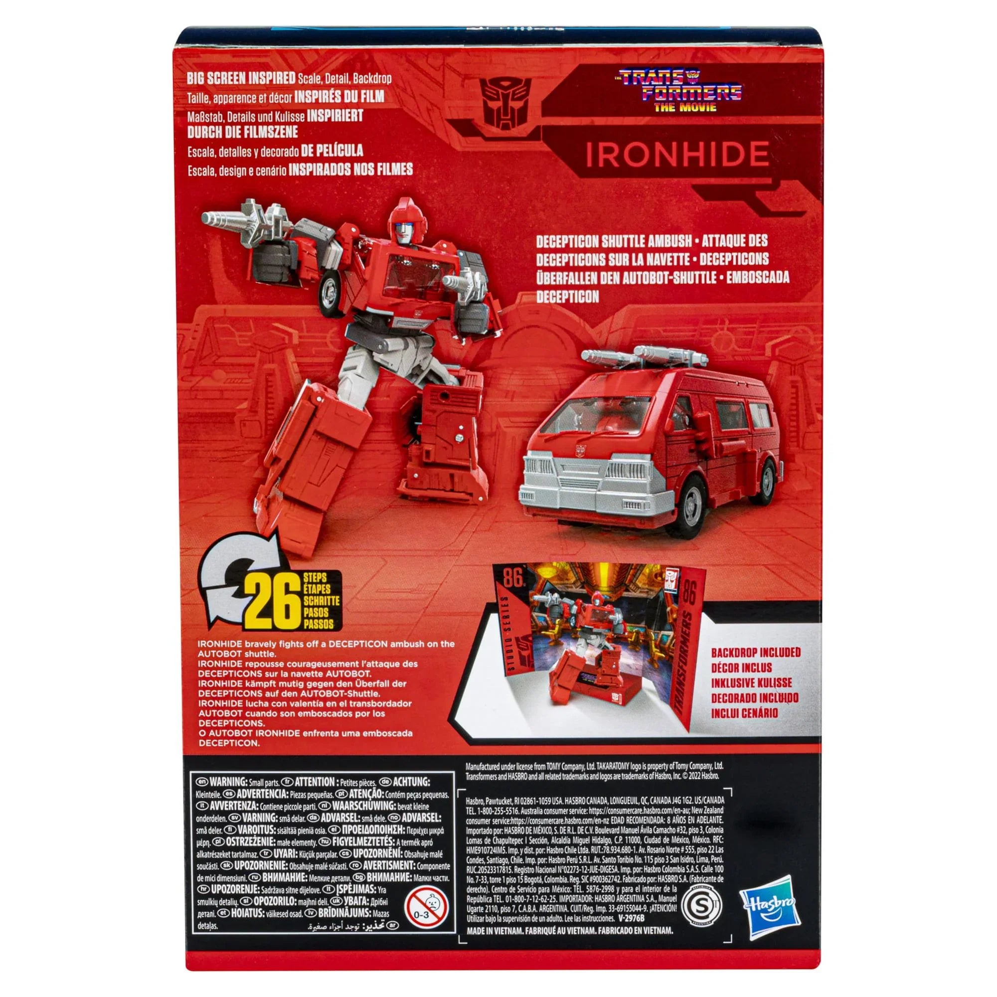 Studio Ironhide Class Voyager Figure Action Series The Movie The Transformers Transformers: 86-17