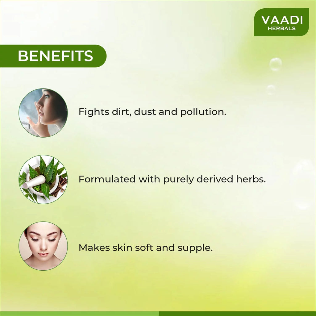 With And X Tulsi E Vaadi Soap Neem Herbals Tree Alluring 75G Vitamin 6 Oil, Tea