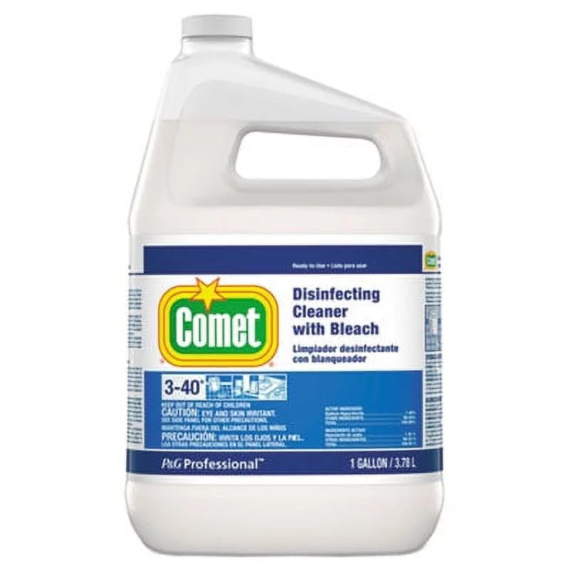Cleaner Comet with 1 Disinfecting Bottle Bleach, gal