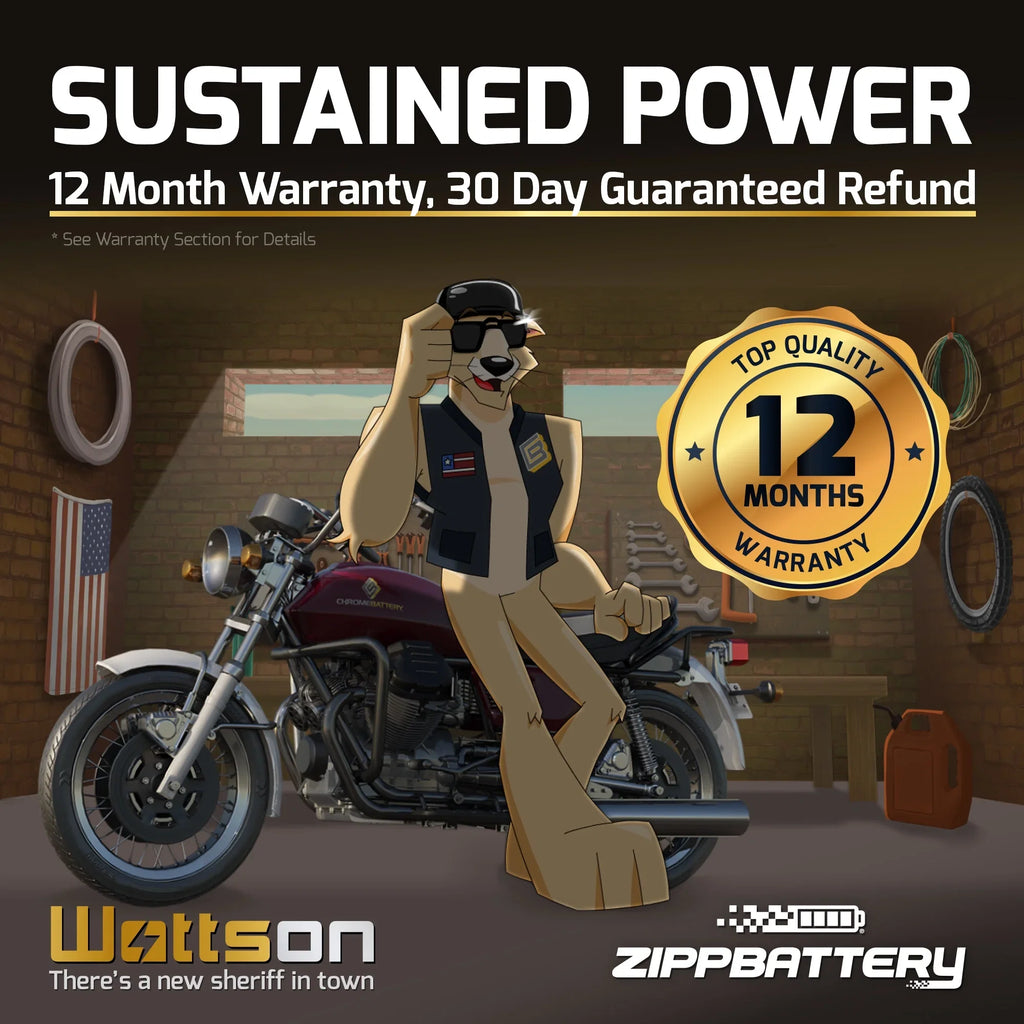 for Battery Zipp 90Cc Atv Arctic 2008 Dvx90, Battery Ytx5L-Bs Cat Utility