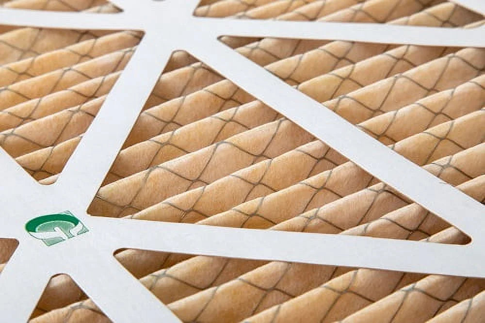 Pleated 6 23-1/2 Air Filters 15-1/2 by MERV 7/8 Glasfloss. of 11 16x24x1 x Actual Pack x Size: