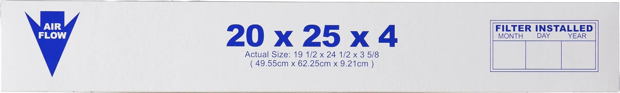 Filters 10 2 Pleated Pure 20x25x4 (3 Nordic Pack 5/8) Air MERV