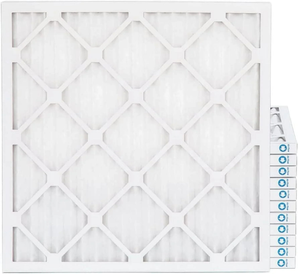 12. MERV Pamlico. Case 2'' Size: X Air By X 8 Of 20X25x2 Filters 1-3/4, HV 24-1/2 White 19-1/2 Pleated Furne