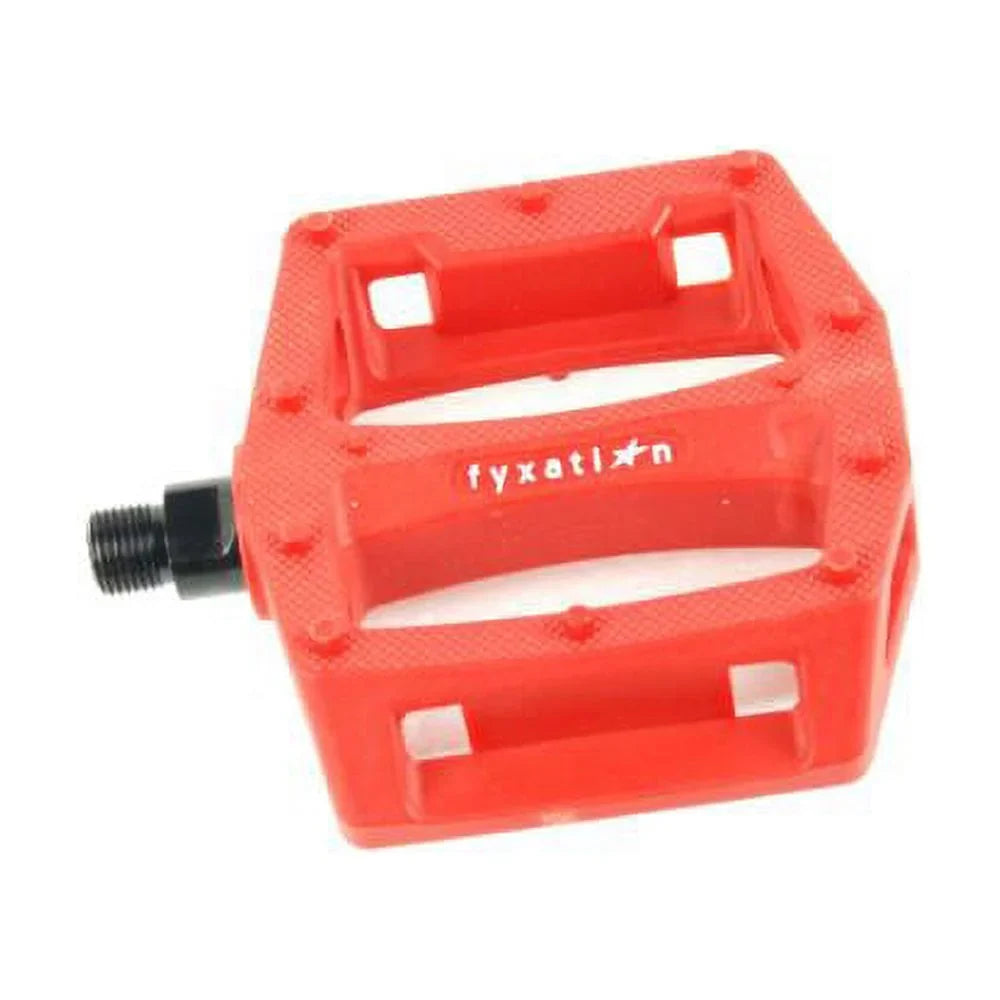 Fyxation Pedals Gates Red 9/16", Composite/Plastic, - Platform,