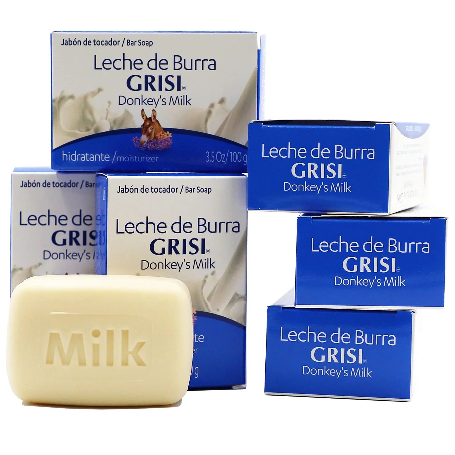 6 Types, Grisi All Vitality, Donkey,S Soap, Elasticity, Skin, Milk, Soap Cleansing Your Each, To Donkey,S 3.5 With Soaps.. Ideal Milk Bar Youthful And 6-Pack Skin Of Moisturizer Soften Oz Skin,