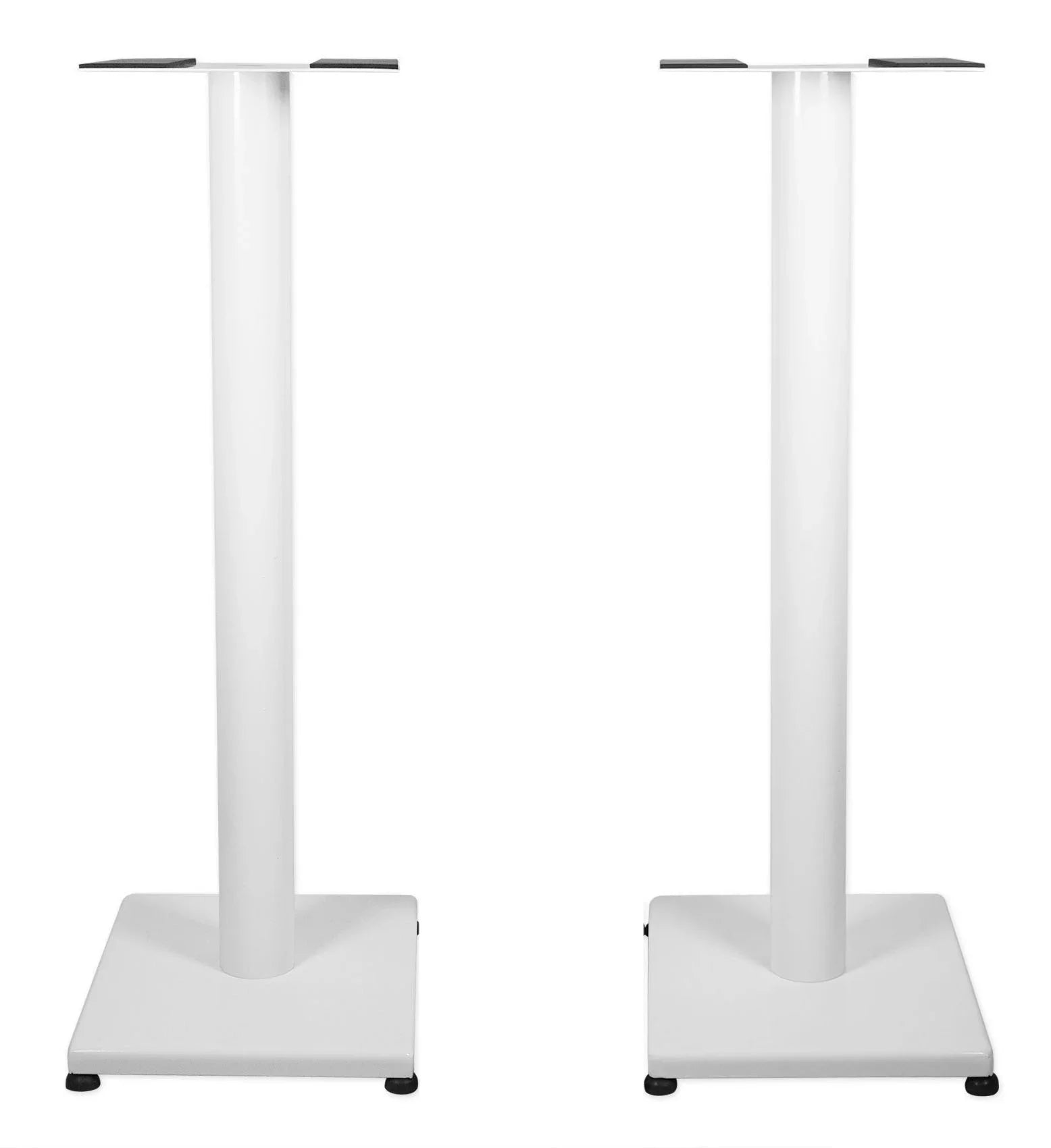 White Stands Rockville in Recording Steel Monitor Studio 29" RS29W Pair Studio