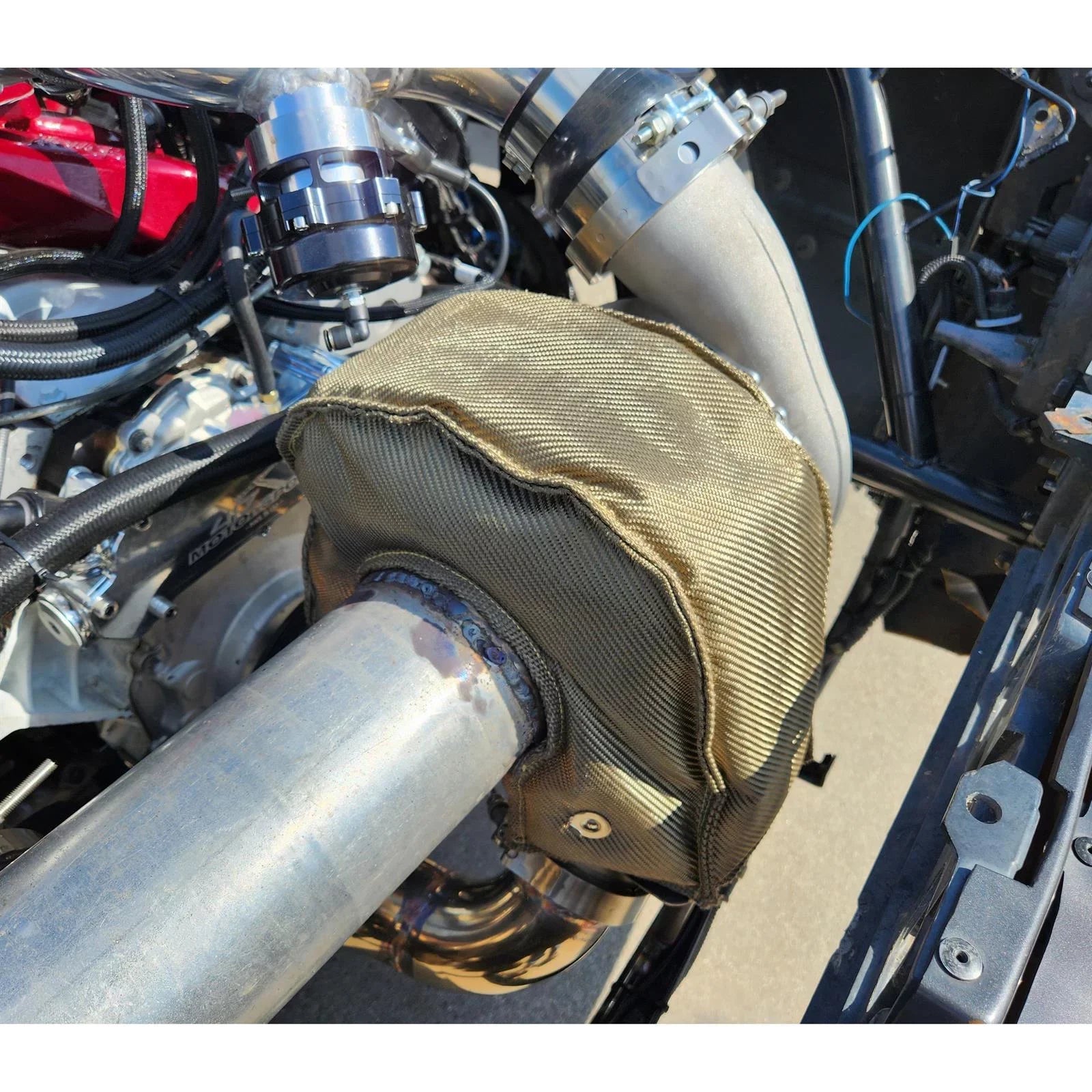 T3, Racing Black Heat Shielding VSRTBT3-1B VS Turbo Blanket,