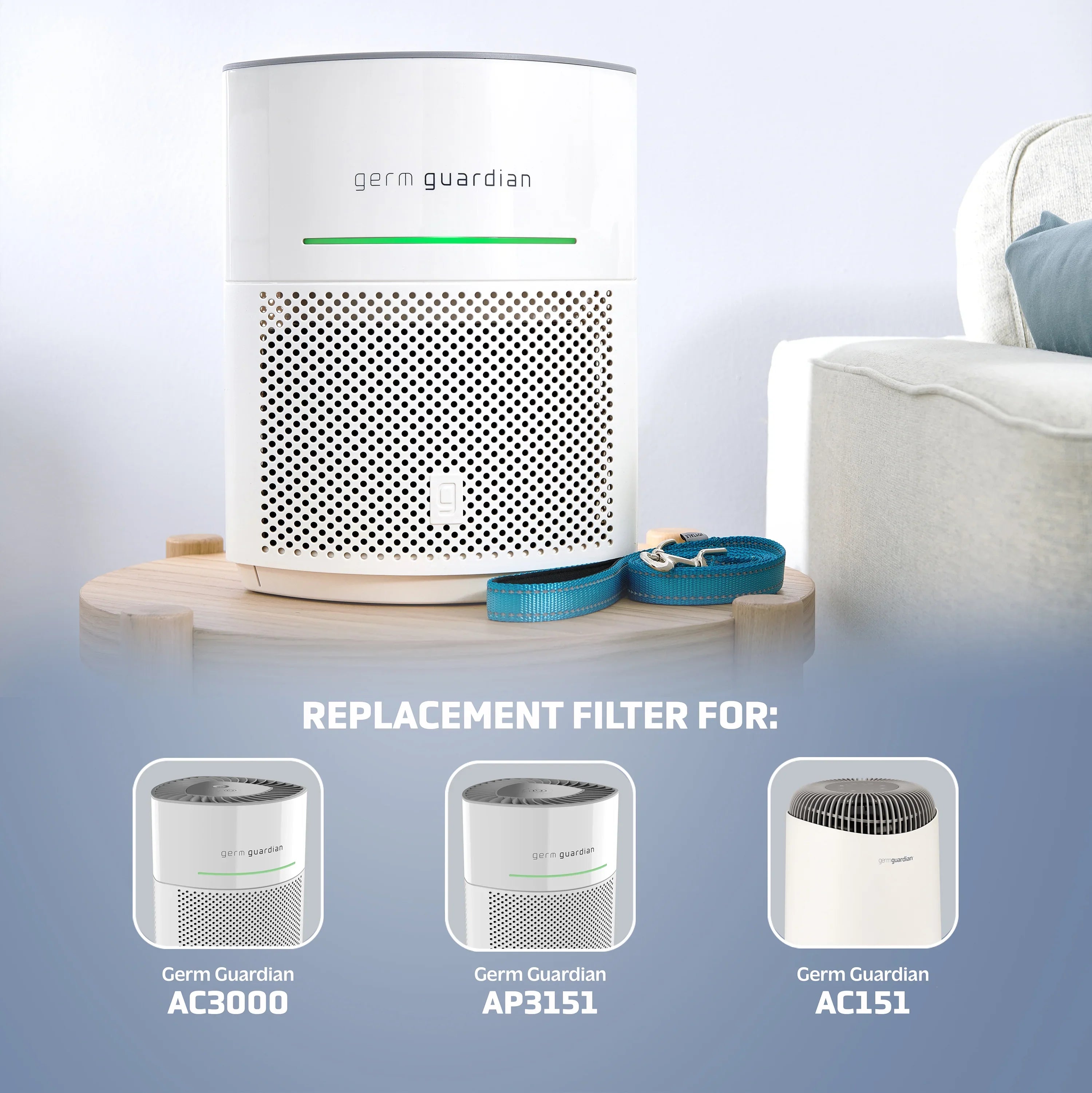 Filter FLT151PT Pet HEPA and AC151 Pure Air Filter Replacement Purifiers, Guardian AirSafe Germ for V Genuine