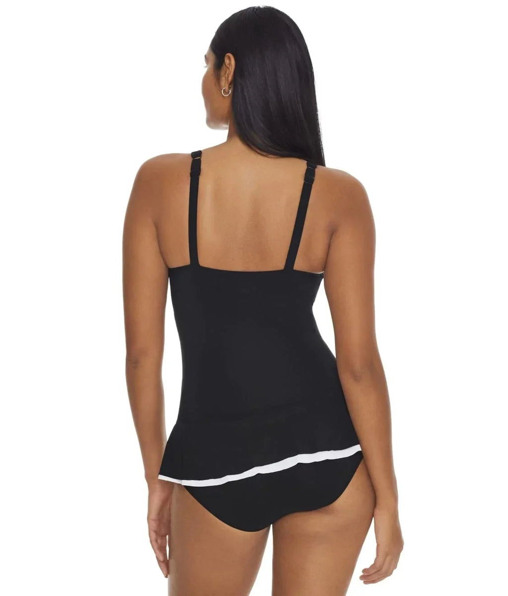 by Swimsuit, US Curve Piece Belle UK BLACK/WHITE One 6D, 6D Profile Gottex