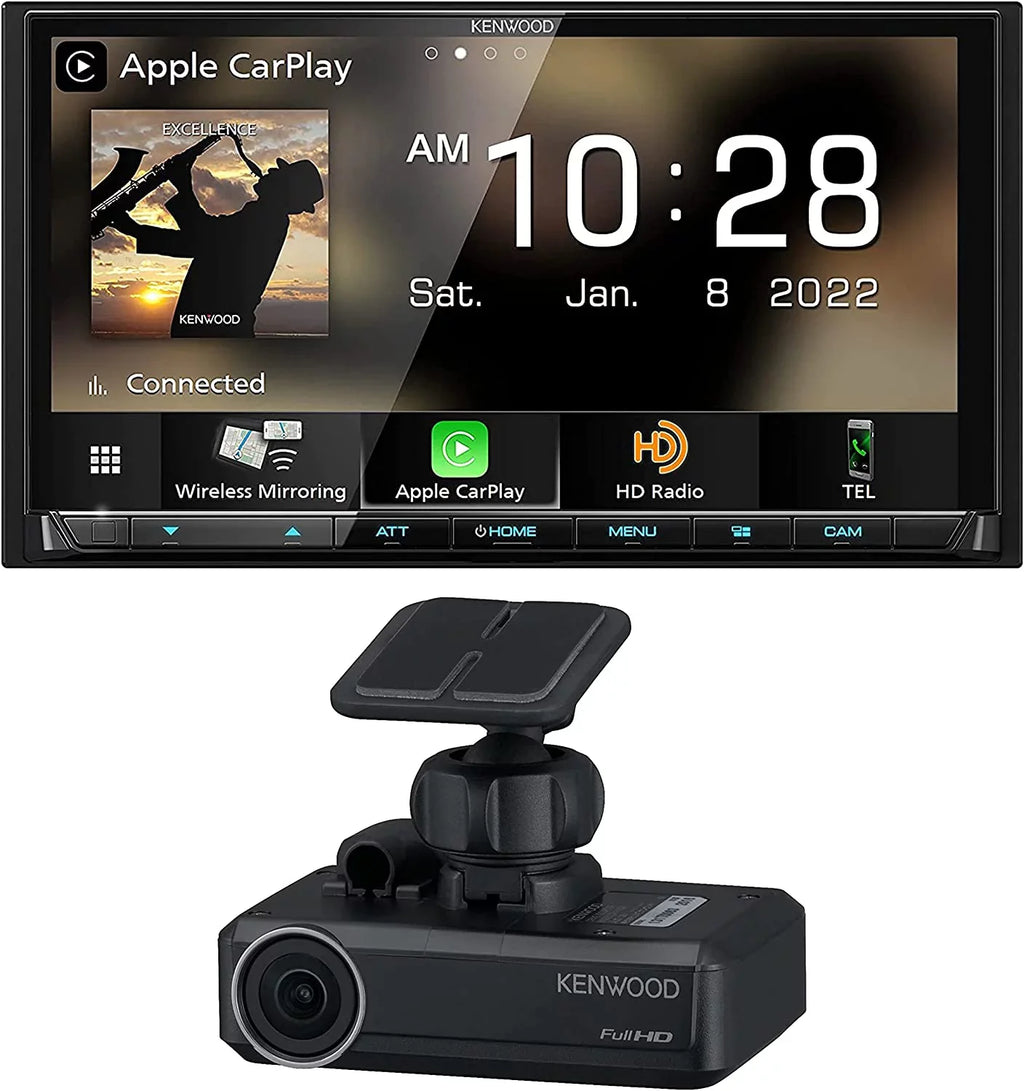 Dashboard Multimedia DRV-N520 Receiver Kenwood DMX908S Camera eXcelon 6.95" New and