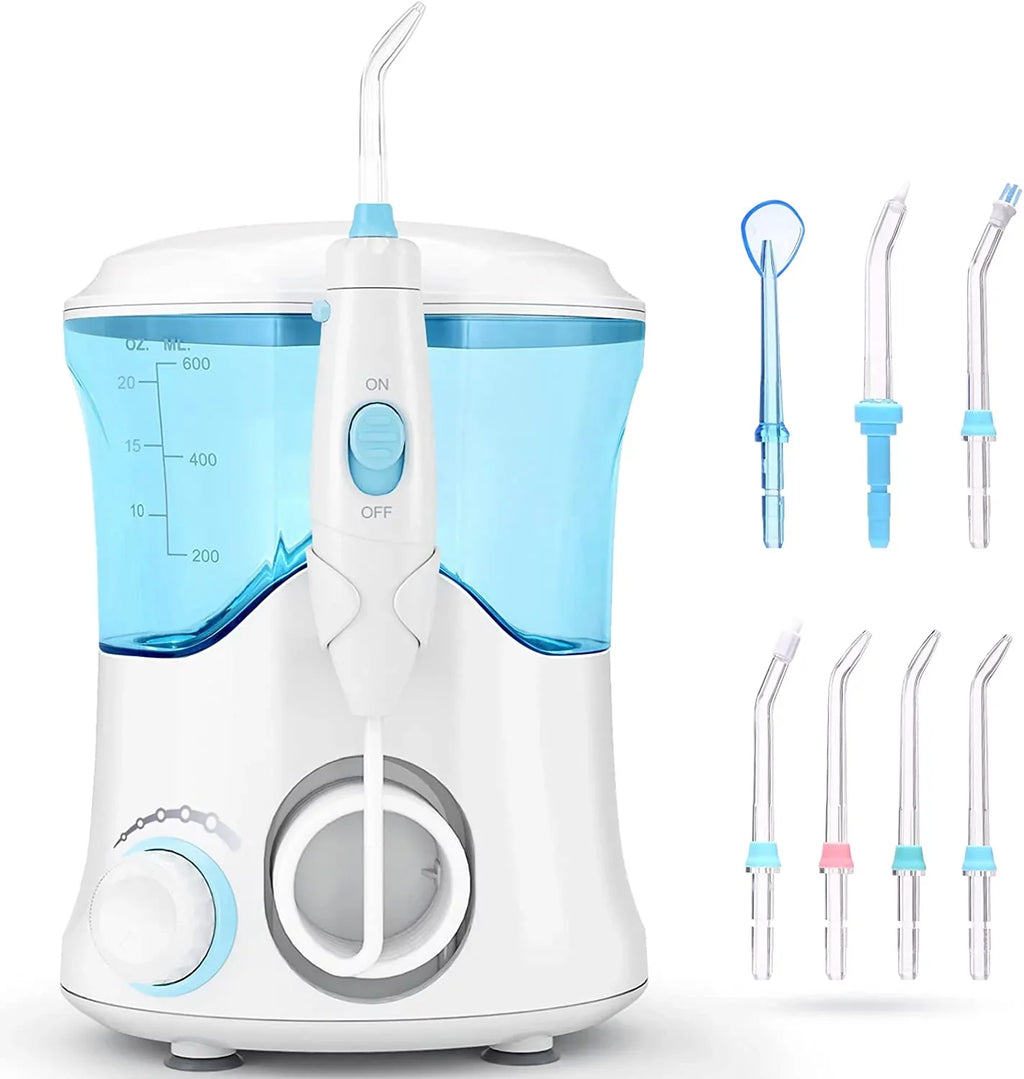 7 Braces for Teeth Multifunctional Dental Flosser Homgeek Tips Teeth Water with 10 White Cleaner Water Adjustable Pressure