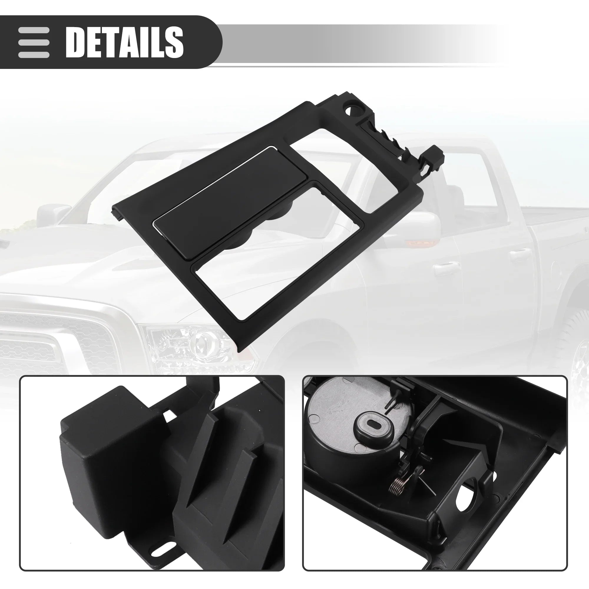 Unique No.10161884 1994 Corvette Black Plastic Holder Cup Replacement Chevrolet Bargains Car for