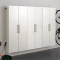 Wall Cabinet Large Garage Mounted 90" Set in Pemberly White Piece Row 3