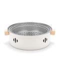for Portable BBQ Grill, Walmeck Travel and Grill Stainless Charcoal Steel Split Camping