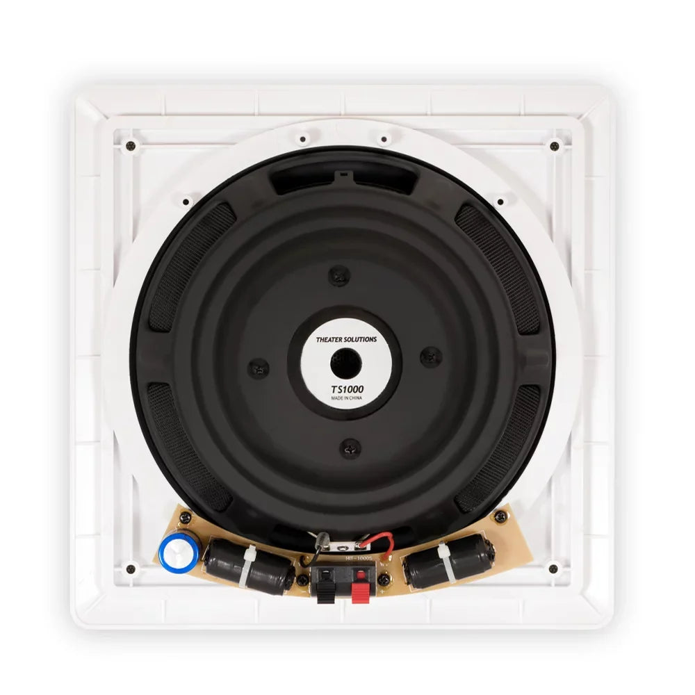 Pack Solutions Mount 4 Amp Subwoofer Speaker TS1000 Flush Theater and 10"