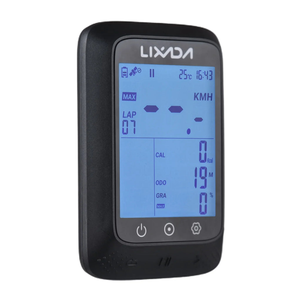 BT ANT+ Sensor Altitude Wireless Support 2.3in Waterproof Connectivity, APP Strava Aibecy with GPS Gradient, Bike and Computer