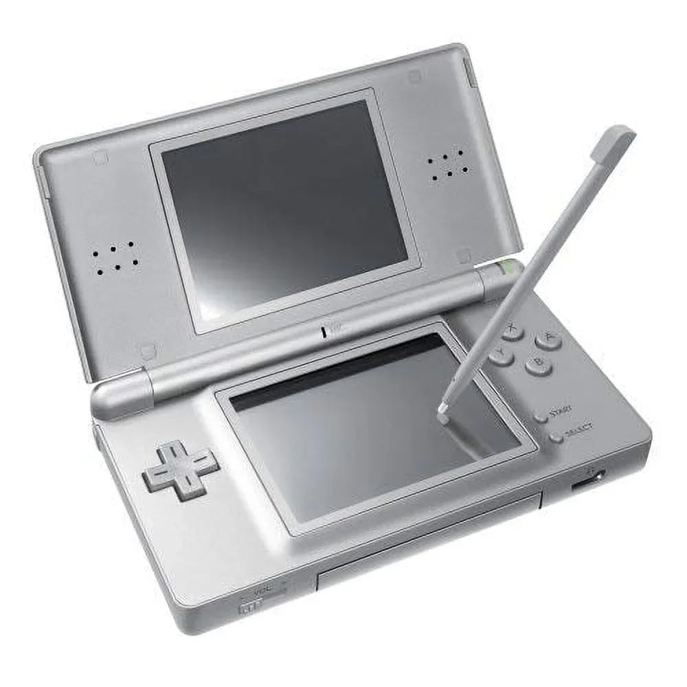 (Refurbished) Gray Nintendo Restored Lite DS Silver Metallic Grey