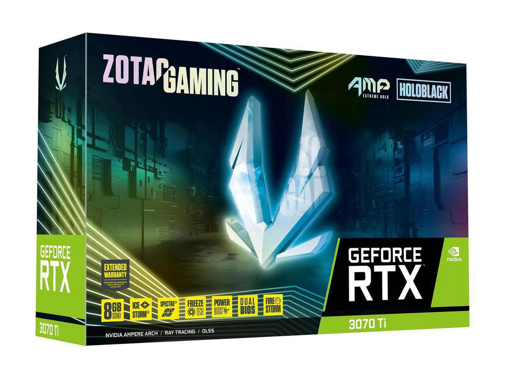 4.0 GDDR6X ATX ZOTAC Ti PCI 3070 Video ZT-A30710B-10P Express RTX Card AMP Holo 8GB GeForce Extreme