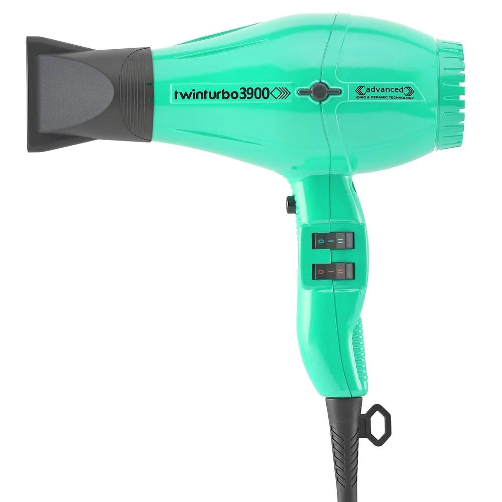 Eco Attachment Power Blue Black Items) Turbo Hair Hair Emerald and 3900 Designs Ceramic Technology Light Ionic Dryer & 2 Advanced - Blow (Bundle M Hot Friendly TwinTurbo