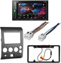 2004-2005 Touchscreen DIN Car for with Receiver Stereo W/ Digital Media DVD/CD Nissan Kit/in-Dash WVGA Bundle KIT4907 AM/FM Camera/Installation Pioneer 6.2" Titan Bluetooth/Backup Double